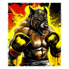 Wolf Boxer Boxing
