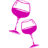 Wine glass red wine icon
