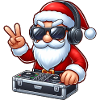 Weihnachtsmann DJ