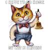 MY CAT IS RINGING