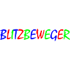 Blitzbeweger – Bunte Typografie