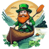 Kayak Trèfle de la Saint-Patrick