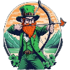 St. Patrick's Day Shamrock Archery