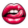 Sexy Lips Tongue - Intense Seduction