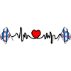 Herzfrequenz-Cardio für die Provinz Friesland