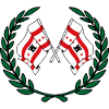 Flags province of Drenthe laurel wreath