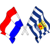 Flag Netherlands, Zeeland crossed