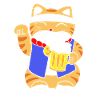 Maneki Neko Japan Glücksbringer