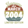 Génial depuis mars 2004 - Anniversaire