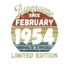 Awesome since February 1954 - Birthday