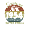 Awesome since June 1954 - Birthday