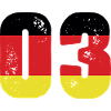 3 Numéro Jersey Allemagne