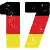 17 Numéro Jersey Allemagne