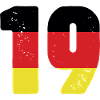 19 Numéro Jersey Allemagne
