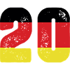 20 Numéro Jersey Allemagne