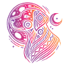 Dalmatian Tribal Moon Phases