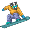 Badger Snowboarder Snowboard