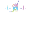 Ballet Dancer Heartbeat Ekg Ballerina