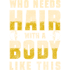 Hairless haircut man problem