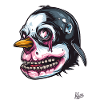 Penguin Mutant Zombie Skull Skull