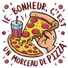 Happiness is pizza