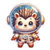 Hérisson Astronaute