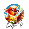 Fille Conure du Soleil