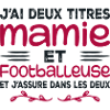 Two titles granny footballer,grandmother,football