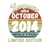 Génial depuis octobre 2014 - Anniversaire