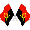 Two flags Angola