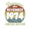 Génial depuis novembre 1974 - Anniversaire