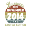 Génial depuis novembre 2014 - Anniversaire