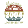 Génial depuis octobre 2004 - Anniversaire