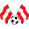 Austrian flags crossed football Austria