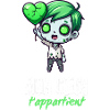 T-shirt Zombi Chibi Amoureux