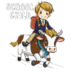 ÉCOLIER VACHE ÉCOLIER ÉCOLIER
