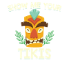 Hawaii island tiki t-shirt