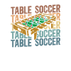Foosball table football