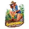 Lustige Gartenarbeit Spruch