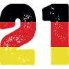 21 Numéro Jersey Allemagne
