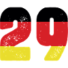 29 Numéro Jersey Allemagne