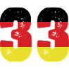 33 Number Jersey Germany