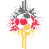 Soccer Germany Jersey Ball Explosion Logo