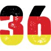 36 Number Jersey Germany