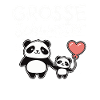 Große Schwester Panda Geschenk Schwangerschaft