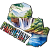 Carte à l’aquarelle Paraguay