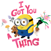 Minions Bob Avec Fleurs I Got You A Thing
