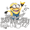 Minions With Banana My Favourite Subject Is Lunch!