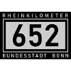 Rheinkilometer 652 Bundesstadt Bonn
