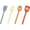 Cooking spoon sketch